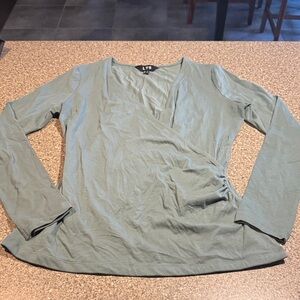 Long tall sally wrap top